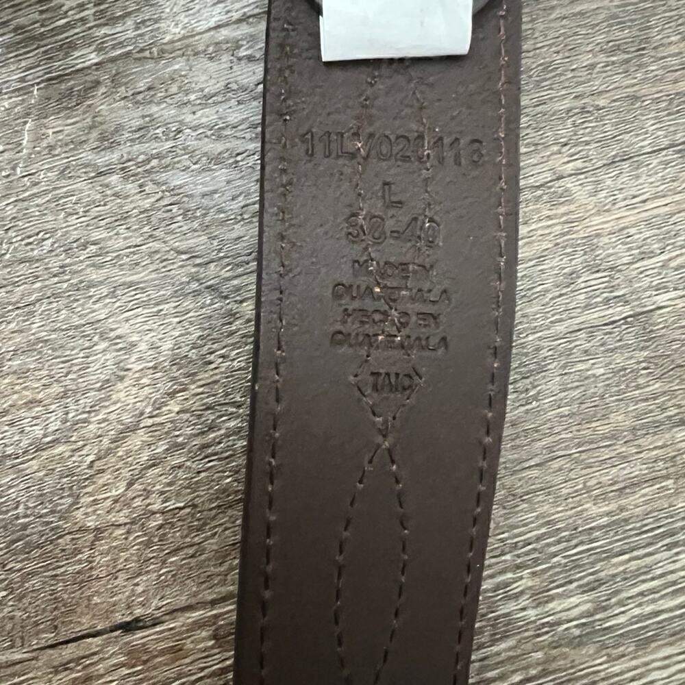 Levi's Western Style Stitch‎ Jean Belt with Tapered Tabs-Large - Picture 8 of 8